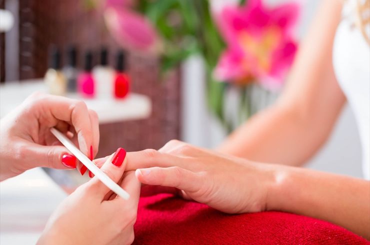 細かいところのネイル