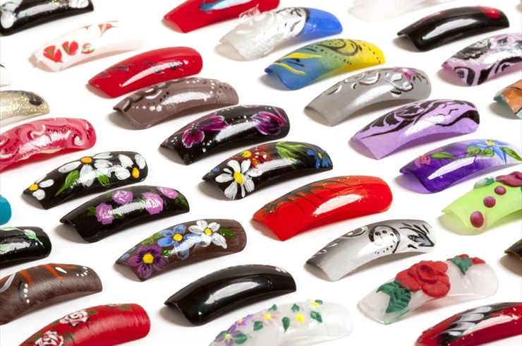 色々な種類のネイル
